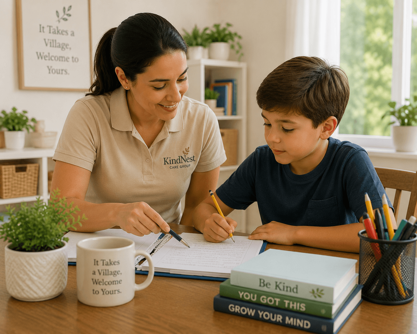 KindNest nanny training session
